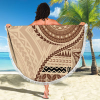 Samoa Siapo Pattern Simple Style Beach Blanket LT05 - Polynesian Pride