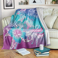 Polynesia Sea Turtle Couple Blanket Love Is Life
