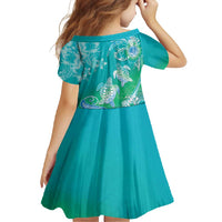 Polynesia Sea Turtle Couple Family Matching Tank Maxi Dress and Hawaiian Shirt I Am Turtley In Love With You