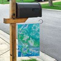 Polynesia Sea Turtle Couple Garden Flag I Am Turtley In Love With You