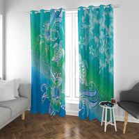 Polynesia Sea Turtle Couple Window Curtain I Am Turtley In Love With You