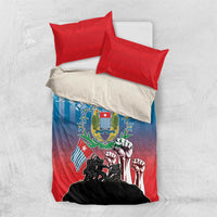 Free West Papua Bedding Set One People One Soul Unique Style LT05 US Twin 172cm x 218cm Blue - Polynesian Pride