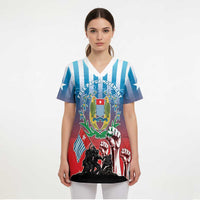 Personalised Free West Papua Scrub Top One People One Soul Unique Style LT05 - Polynesian Pride