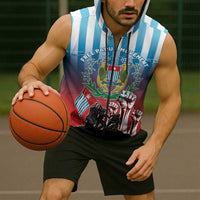 Personalised Free West Papua Sleeveless Zip Hoodie One People One Soul Unique Style - Polynesian Pride