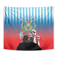 Free West Papua Tapestry One People One Soul Unique Style - Polynesian Pride