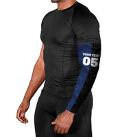 France And New Zealand Rugby Custom Arm Sleeves Les Bleus Rooster With Maori Tiki LT05 - Polynesian Pride
