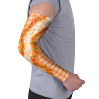 Orange Hawaii Palaka Arm Sleeves Hawaiian Ilima Lei