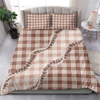 Beige Hawaii Palaka Bedding Set Hawaiian Pikake Lei