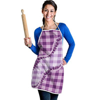 Violet Hawaii Palaka Apron Hawaiian Pikake Lei