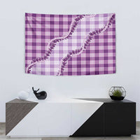 Violet Hawaii Palaka Tapestry Hawaiian Pikake Lei