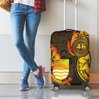 Personalised Kiribati Independence Day Luggage Cover 46th Anniversary
