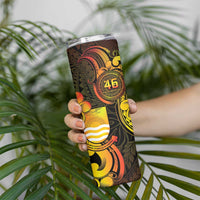 Personalised Kiribati Independence Day Skinny Tumbler 46th Anniversary