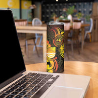 Personalised Kiribati Independence Day Skinny Tumbler 46th Anniversary