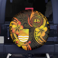 Personalised Kiribati Independence Day Spare Tire Cover 46th Anniversary