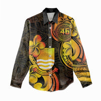 Personalised Kiribati Independence Day Women Casual Shirt 46th Anniversary