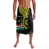 Personalised Vanuatu Penama Day Lavalava Grunge Flag Style - Polynesian Pride