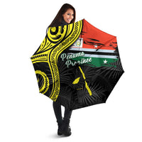 Vanuatu Penama Day Umbrella Grunge Flag Style - Polynesian Pride