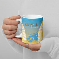 Personalised Vanuatu Sanma Day Ceramic Mug Special Style - Polynesian Pride