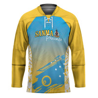 Personalised Vanuatu Sanma Day Hockey Jersey Special Style - Polynesian Pride