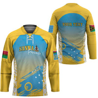 Personalised Vanuatu Sanma Day Hockey Jersey Special Style - Polynesian Pride