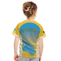 Personalised Vanuatu Sanma Day Kid T Shirt Special Style - Polynesian Pride