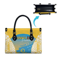 Vanuatu Sanma Day Leather Bag Special Style - Polynesian Pride