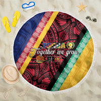 Love Torba PNG Day Beach Blanket Together We Grow - Polynesian Pride