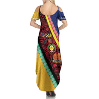 Love Torba PNG Day Family Matching Summer Maxi Dress and Hawaiian Shirt Together We Grow - Polynesian Pride