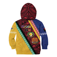 Love Torba PNG Day Kid Hoodie Together We Grow LT05 - Polynesian Pride
