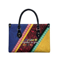 Love Torba PNG Day Leather Bag Together We Grow - Polynesian Pride
