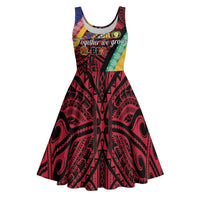 Love Torba PNG Day Midi Dress Together We Grow - Polynesian Pride