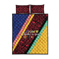 Love Torba PNG Day Quilt Bed Set Together We Grow - Polynesian Pride