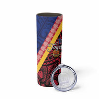 Love Torba PNG Day Skinny Tumbler Together We Grow - Polynesian Pride