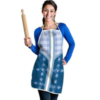 Blue Hawaii Paniolo Quilt Motif Apron LT05 - Polynesian Pride