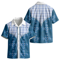 Blue Hawaii Paniolo Quilt Motif Kid Hawaiian Shirt LT05 - Polynesian Pride