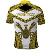 Personalised Niue The Rock Of Polynesia Polo Shirt Peniamina Gospel Day Yellow Version