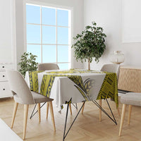 Niue The Rock Of Polynesia Tablecloth Peniamina Gospel Day Yellow Version