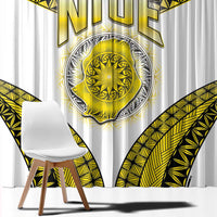 Niue The Rock Of Polynesia Window Curtain Peniamina Gospel Day Yellow Version