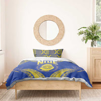 Niue The Rock Of Polynesia Bedding Set Peniamina Gospel Day Blue Version