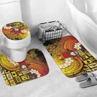 Papua New Guinea Retro Christmas Bathroom Set Hamamas Krismas - Polynesian Pride