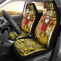 Papua New Guinea Retro Christmas Car Seat Cover Hamamas Krismas LT05 - Polynesian Pride