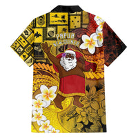 Papua New Guinea Retro Christmas Family Matching Puletasi and Hawaiian Shirt Hamamas Krismas - Polynesian Pride