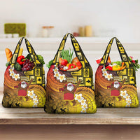 Papua New Guinea Retro Christmas Grocery Bag Hamamas Krismas - Polynesian Pride