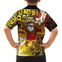 Papua New Guinea Retro Christmas Hawaiian Shirt Hamamas Krismas - Polynesian Pride