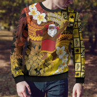 Papua New Guinea Retro Christmas Ugly Christmas Sweater Hamamas Krismas - Polynesian Pride