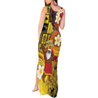 Papua New Guinea Retro Christmas Tank Maxi Dress Hamamas Krismas - Polynesian Pride