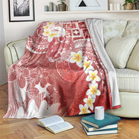 Tonga Christmas Blanket Kilisimasi Fiefia Retro Style Red - Polynesian Pride