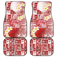 Tonga Christmas Car Mats Kilisimasi Fiefia Retro Style Red LT05 - Polynesian Pride