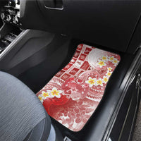 Tonga Christmas Car Mats Kilisimasi Fiefia Retro Style Red LT05 - Polynesian Pride