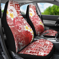 Tonga Christmas Car Seat Cover Kilisimasi Fiefia Retro Style Red LT05 - Polynesian Pride